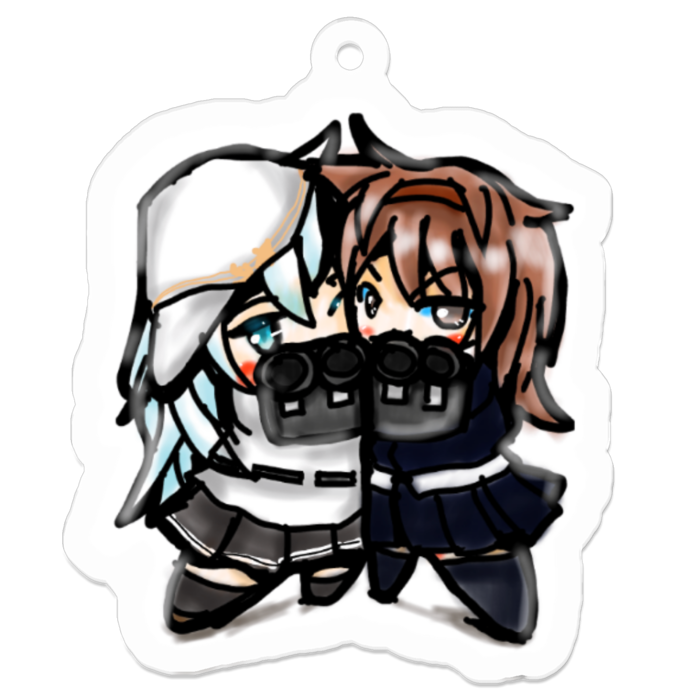 アクリルキーホルダー - 50 x 50 (mm)