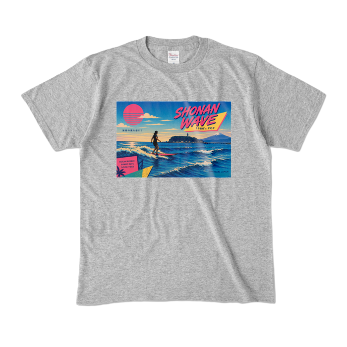 カラーTシャツ - M - 杢グレー (濃色)
