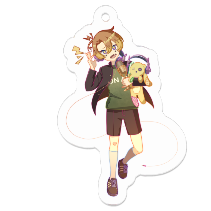 アクリルキーホルダー　50 x 50 (mm)