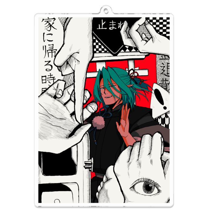 アクリルキーホルダー - 100 x 100 (mm)
