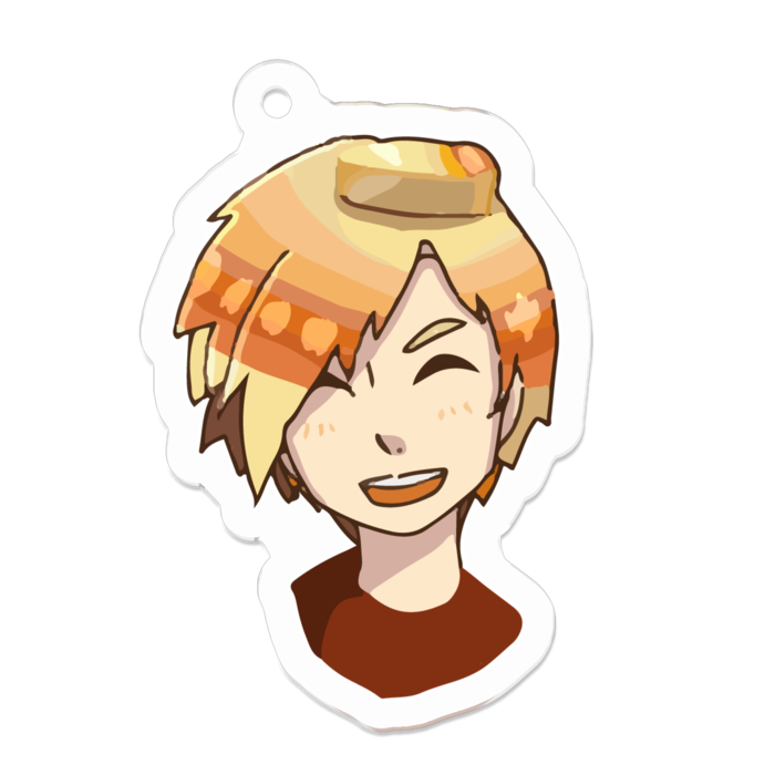 アクリルキーホルダー - 50 x 50 (mm)