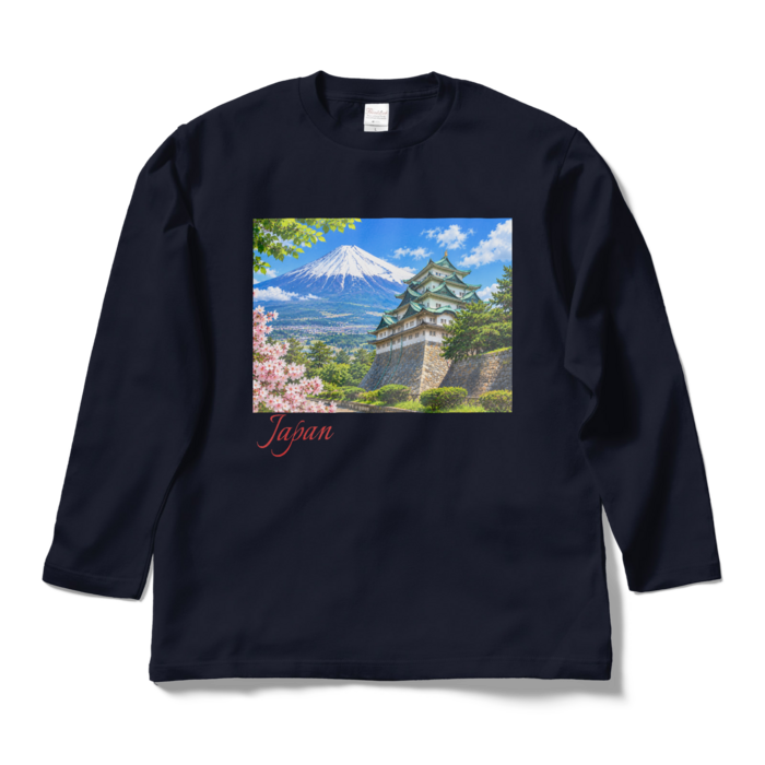 ロングスリーブTシャツ - L - ネイビー