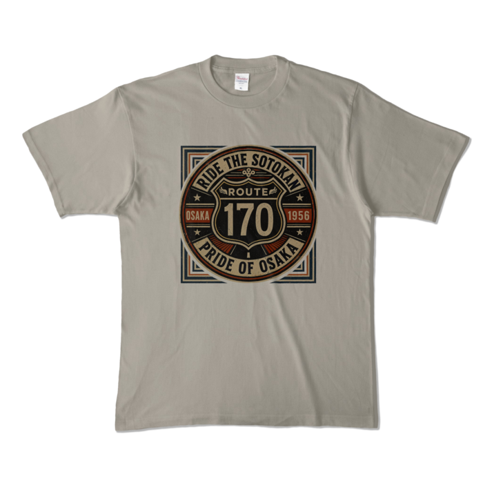 カラーTシャツ - XL - シルバーグレー (淡色)