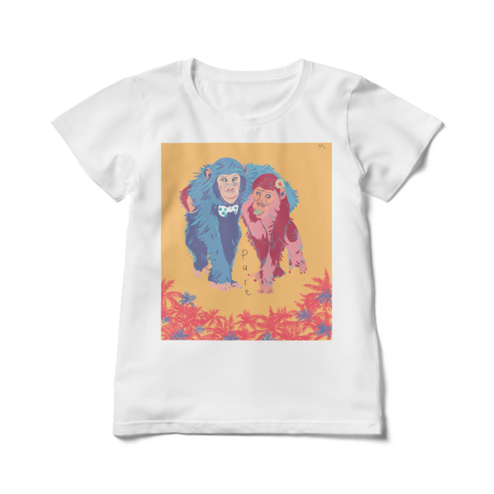 レディースTシャツ - L - 片面のみ