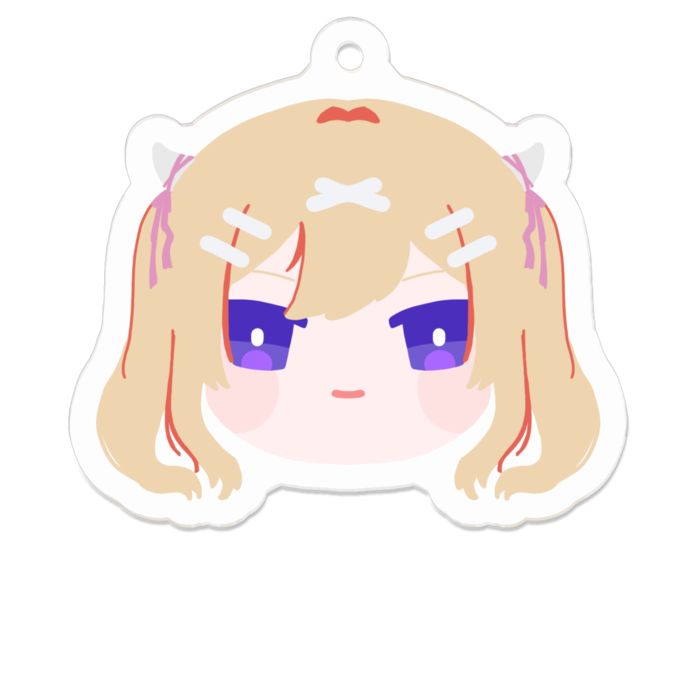 アクリルキーホルダー - 50 x 50 (mm)