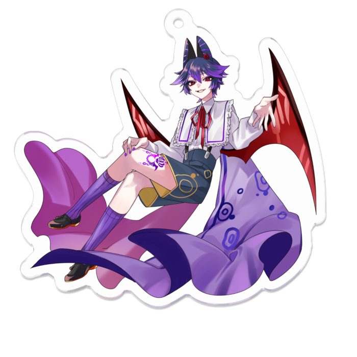 音森コウ アクリルキーホルダー - 70 x 70 (mm)