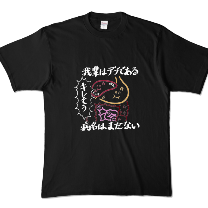 カラーTシャツ - XL - ブラック (濃色)