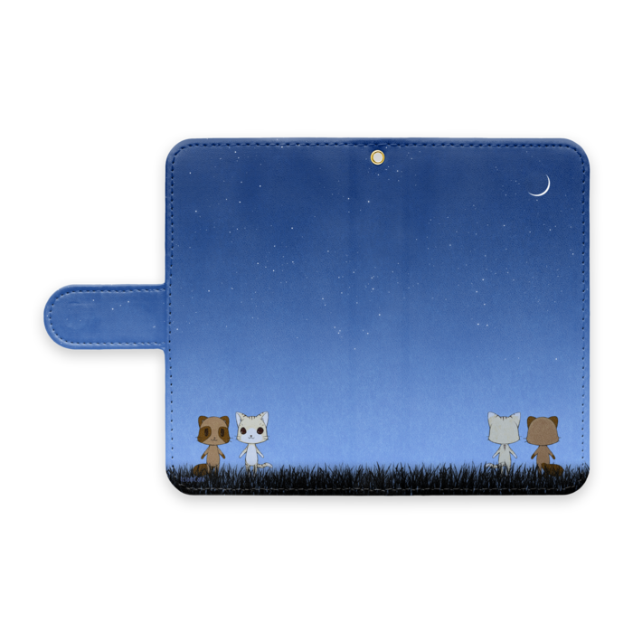 手帳型Androidケース - S - ストラップ穴 あり