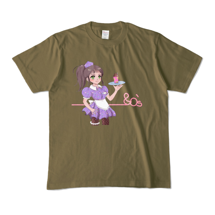 カラーTシャツ - M - オリーブ (濃色)