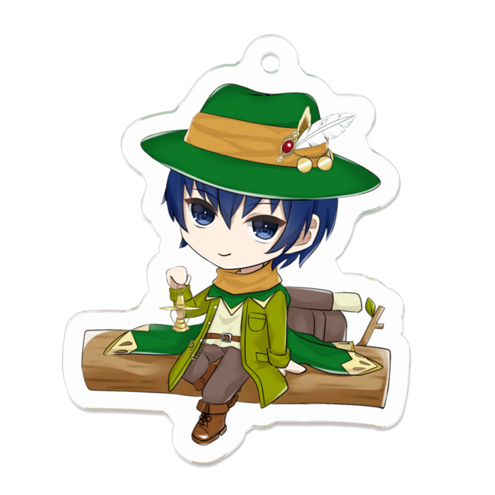 アクリルキーホルダー - 50 x 50 (mm)