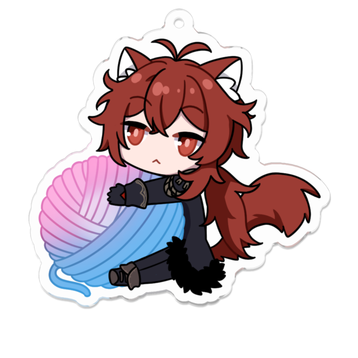 アクリルキーホルダー - 70 x 70 (mm)