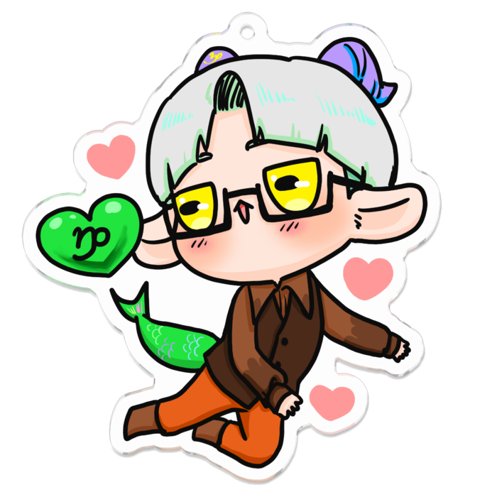 アクリルキーホルダー - 70 x 70 (mm)