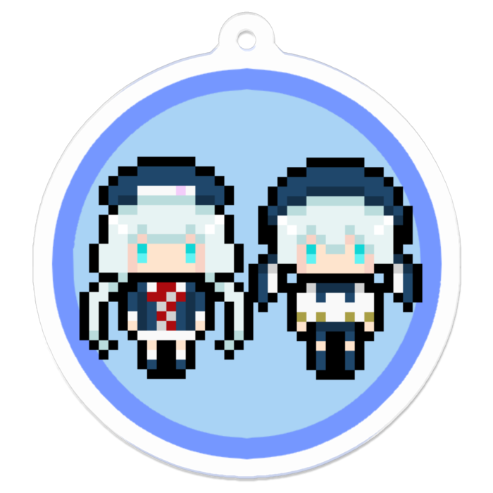 アクリルキーホルダー - 50 x 50 (mm)