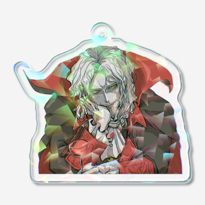 ホログラムアクリルキーホルダー - 50 × 50mm