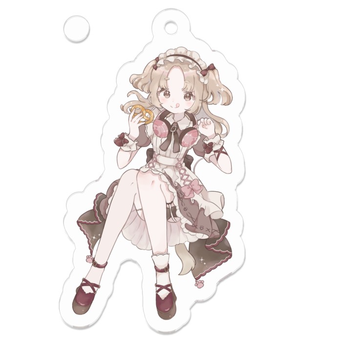アクリルキーホルダー - 50 x 50 (mm)