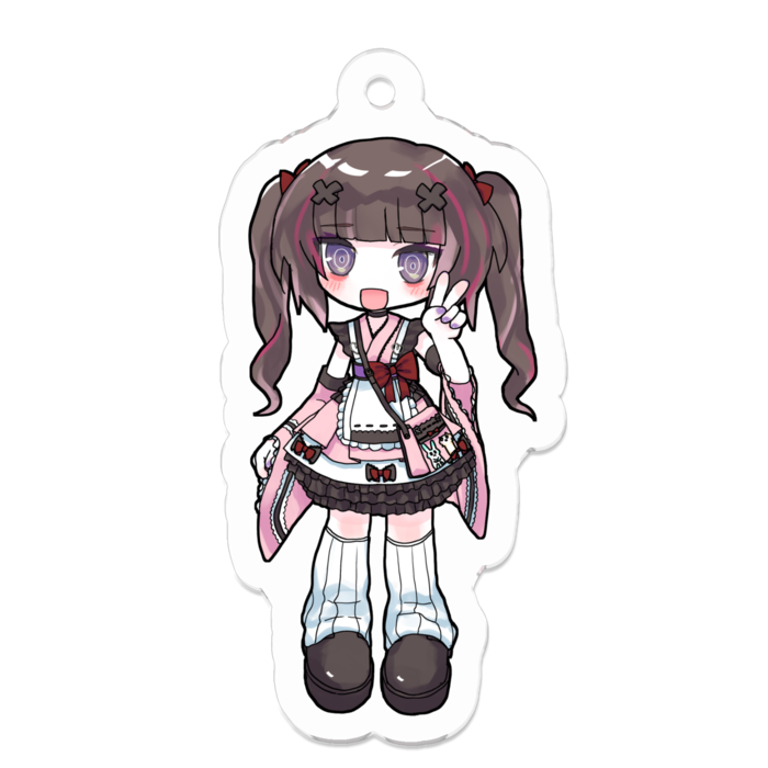 アクリルキーホルダー - 50 x 50 (mm)