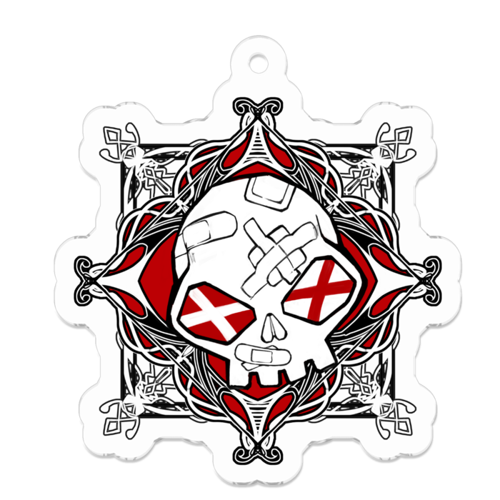 バッテンどくろ■◆　赤