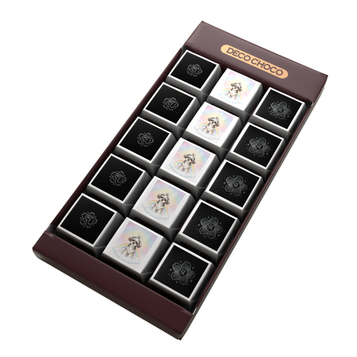 DECOチョコ - 列ごとにデザイン