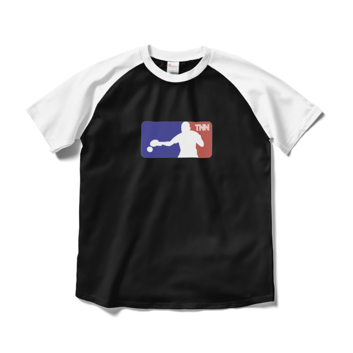 TNN放送局オフィシャルTシャツ - M - ブラック×ホワイト