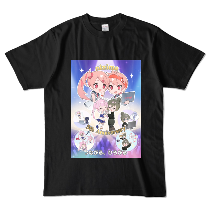 カラーTシャツ - L - ブラック (濃色)