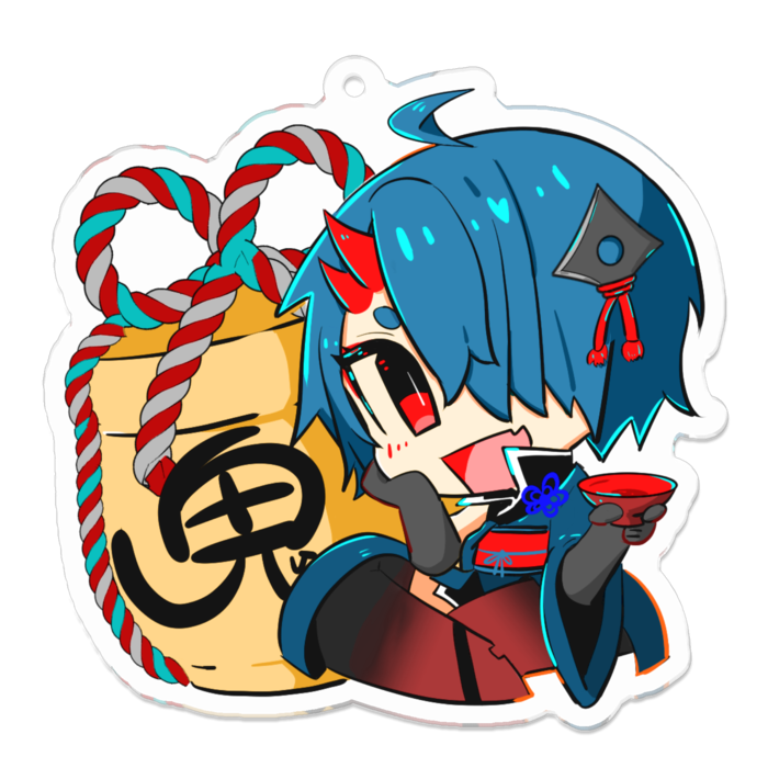 アクリルキーホルダー - 70 x 70 (mm)
