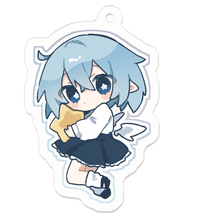 アクリルキーホルダー - 50 x 50 (mm)