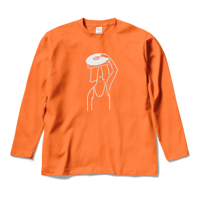 ロングスリーブTシャツ - M - オレンジ