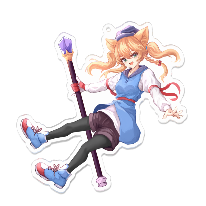 アクリルキーホルダー - 100 x 100 (mm)