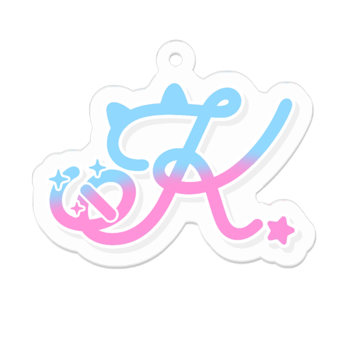 イニシャルロゴキーホルダー -黯奶恋華-