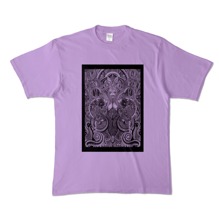 カラーTシャツ - XL - ライトパープル (淡色)