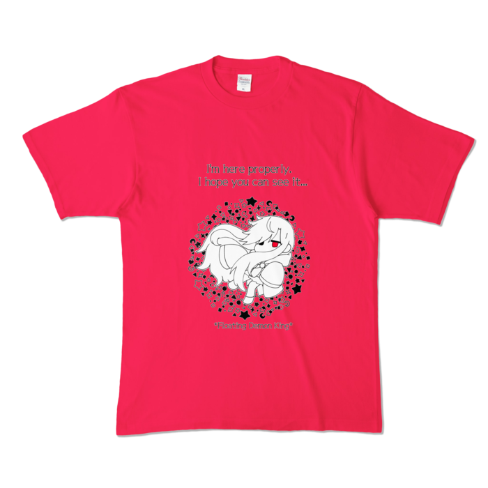 カラーTシャツ - XL - ホットピンク (濃色)