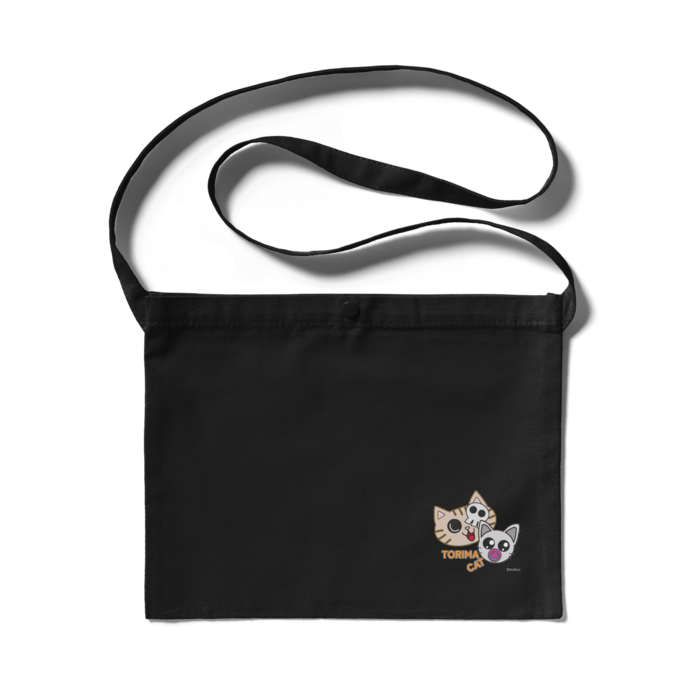 サコッシュ - ブラック300 x 230 (mm)(2)