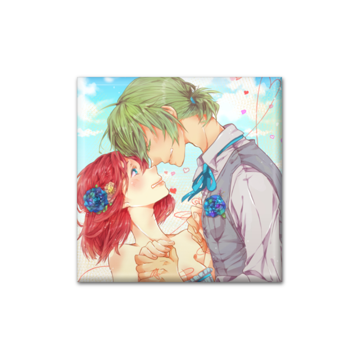 缶バッジ - 四角形40mm