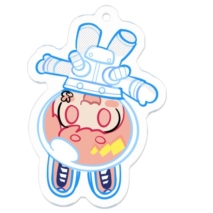 アクリルキーホルダー - 50 x 50 (mm)