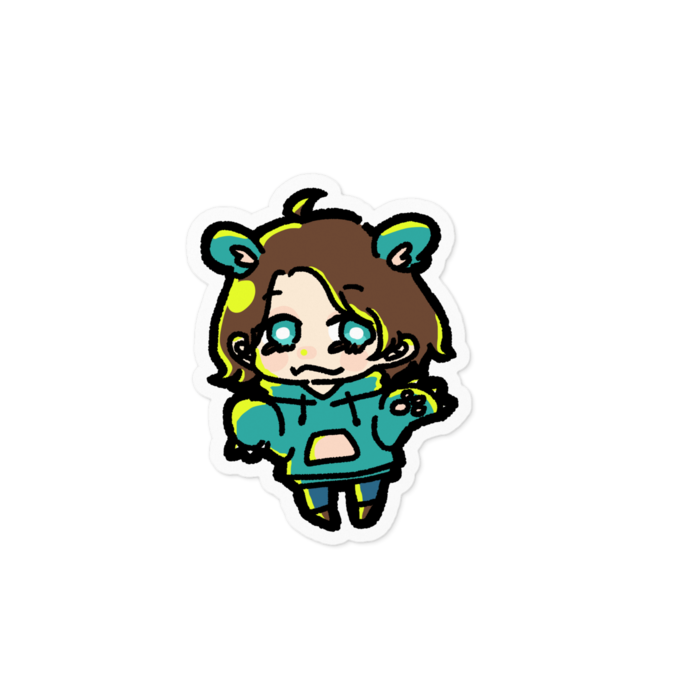 ステッカー - 100 x 100 (mm)