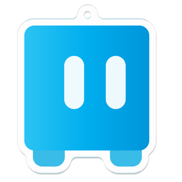 アクリルキーホルダー - 50 x 50 (mm)