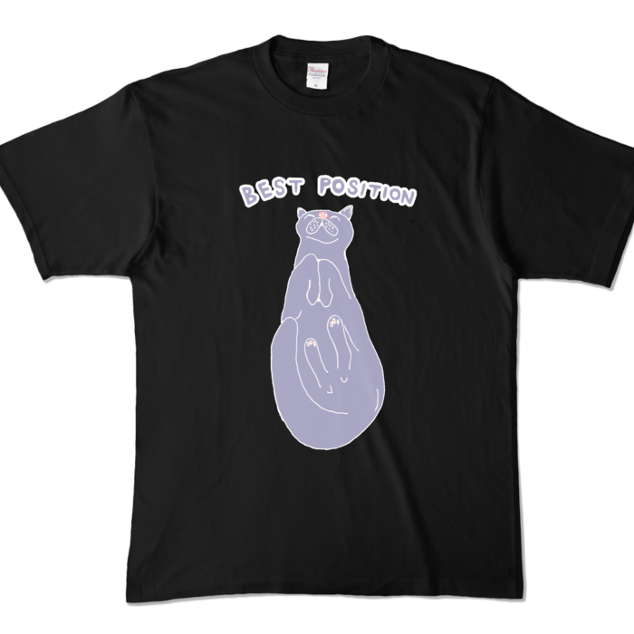 カラーTシャツ - XL - ブラック (濃色)