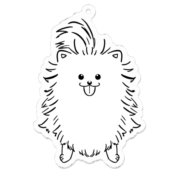 アクリルキーホルダー - 70 x 70 (mm)