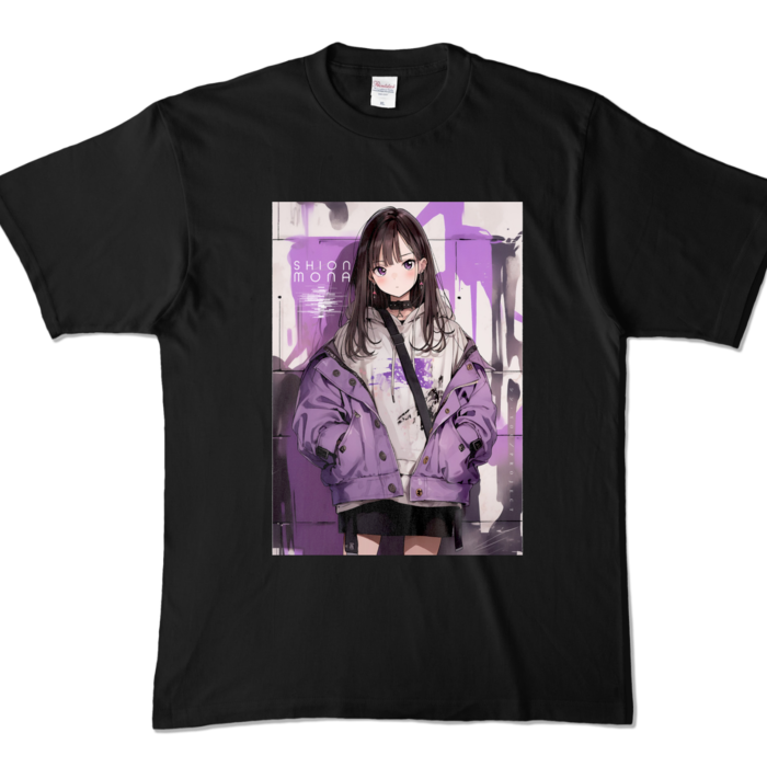 カラーTシャツ - XL - ブラック (濃色)もな