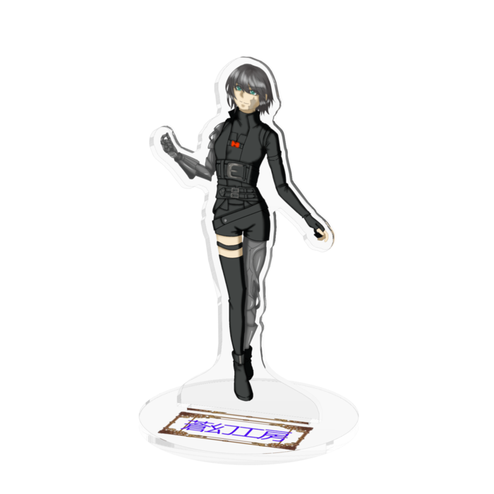 シュウ（オリジナル）　アクリルフィギュア - 100x100mm