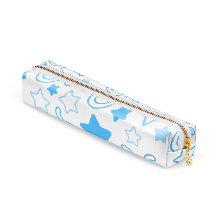 ペンケース - 20 x 4 x 4cm - ホワイト