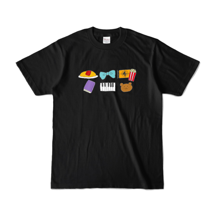 カラーTシャツ - S - ブラック (濃色)