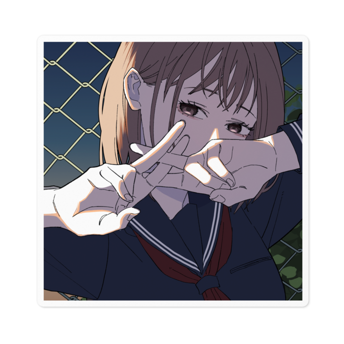 ステッカー - 100 x 100 (mm)