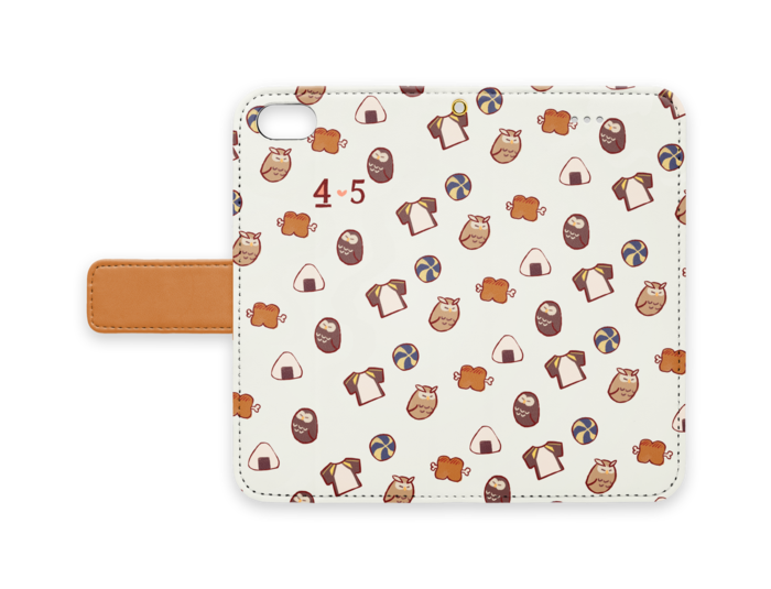 手帳型iPhoneケース - iPhone7 - ストラップ穴 あり