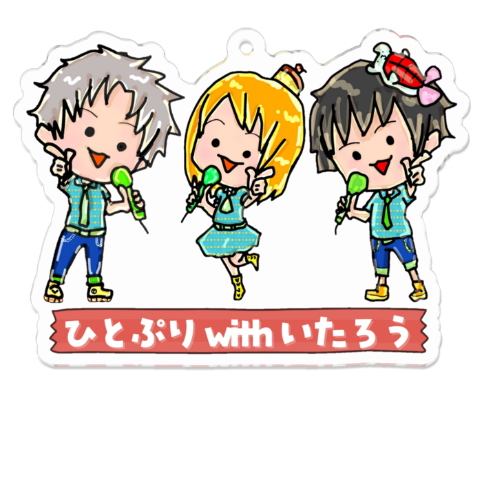 アクリルキーホルダー - 70 x 70 (mm)