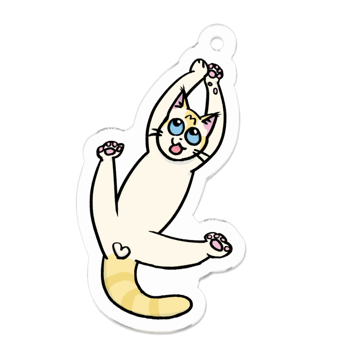 アクリルキーホルダー - 50 x 50 (mm)