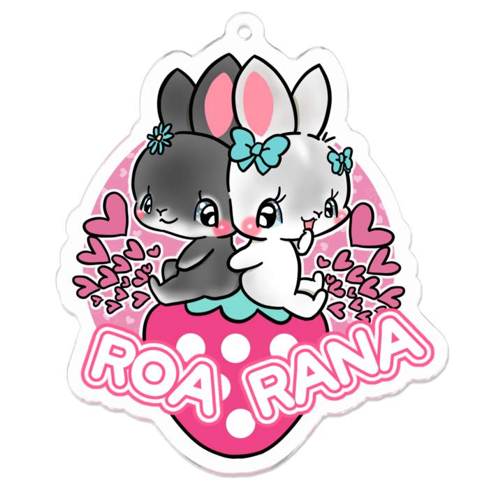 アクリルキーホルダー（コーティング） - 70 x 70 (mm)