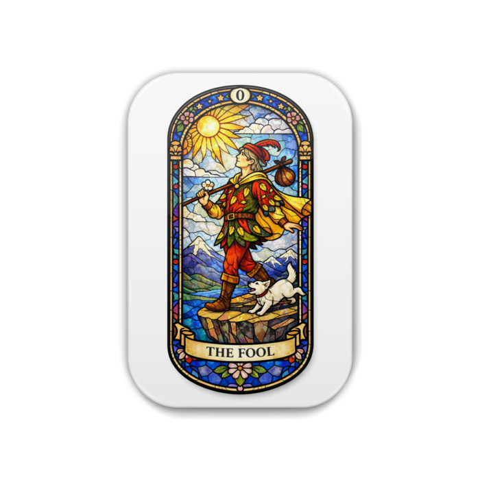 ザ・フール 缶バッジ - 角丸 51x76mm