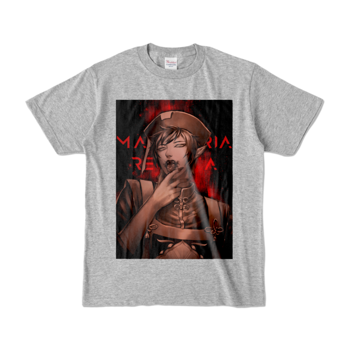 カラーTシャツ - S - 杢グレー (濃色)