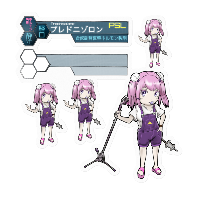 ステッカー - 100 x 100 (mm)
